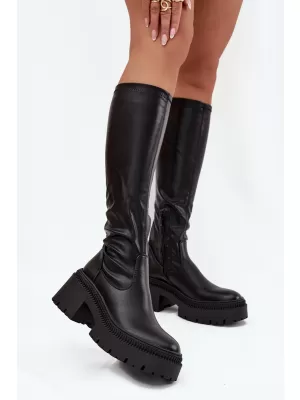 Cizme de dama BOTO 9671A NEGRU