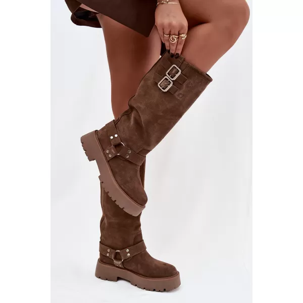  Cizme de dama BIG STAR SHOES OO274A182 BEJ 