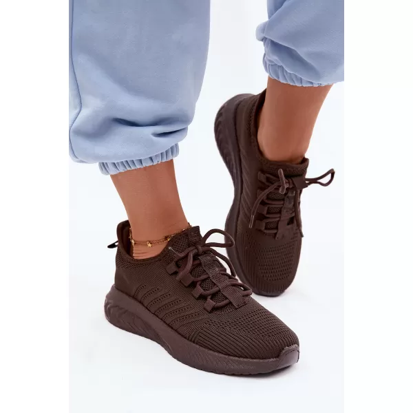  Adidași de damă BIG STAR SHOES UU274055 MARO/BEJ 