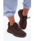Adidași de damă BIG STAR SHOES UU274055 MARO/BEJ