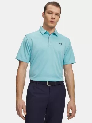 Tricou pentru bărbați UNDER ARMOUR TECH POLO 1290140-429 ALBASTRU