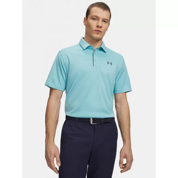  Tricou pentru bărbați UNDER ARMOUR TECH POLO 1290140-429 ALBASTRU 