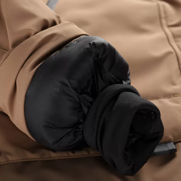  Geaca de iarna dama ALPINE PRO WERDA 3 NUANȚĂ SEPIA 