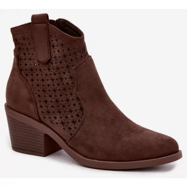  Pantofi de dama S.BARSKI HY62-8149 CAFEA 