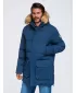 Parka pentru bărbați OMBRE OM-JALJ-0310 ALBASTRU MARIN