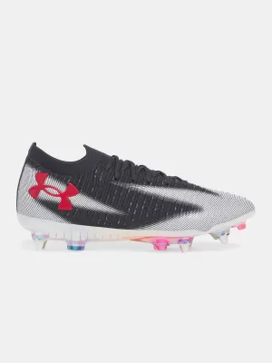 Cizme de fotbal pentru bărbați UNDER ARMOUR UA TEAM SHADOW C ELITE 3 HYB 6006251-016 GRI