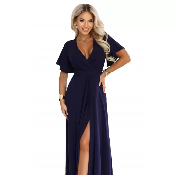  Rochie NUMOCO 581-9 ALBASTRU ÎNCHIS 