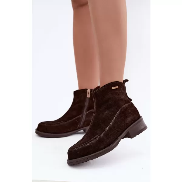  Botine de dama BIG STAR SHOES UU274602 UMBRE MARO/BEJ 