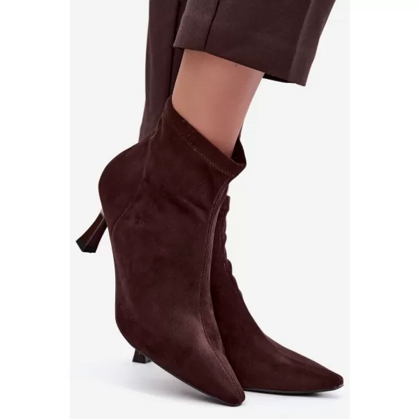  Botine de dama BOTO 7107 MARO 