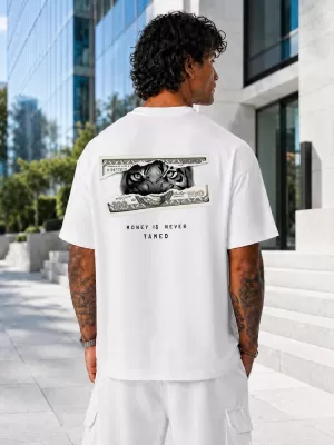 Tricou pentru bărbați DSTREET NX4013R-WH-O ALB