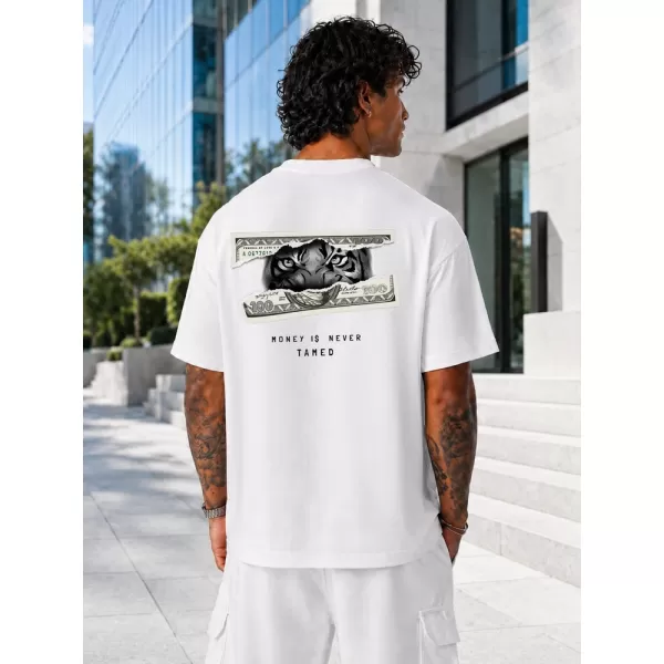 Tricou pentru bărbați DSTREET NX4013R-WH-O ALB 