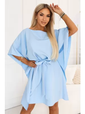 Rochie NUMOCO 287-43 ALBASTRU DESCHIS