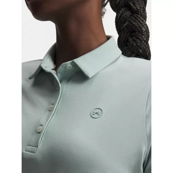  Tricou pentru femei UNDER ARMOUR UA ARMOURDRY SS POLO 6009805-477 ALBASTRU 