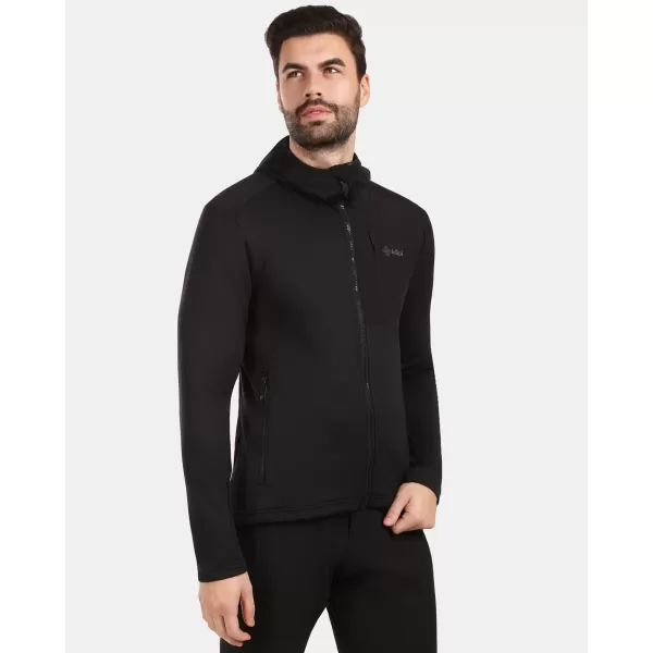  Hanorac pentru bărbați din fleece KILPI SEVELEN-M 1M0202KI NEGRU 