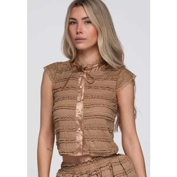  Bluza de dama OMBRE OW-TS-E0066 TAUPE 