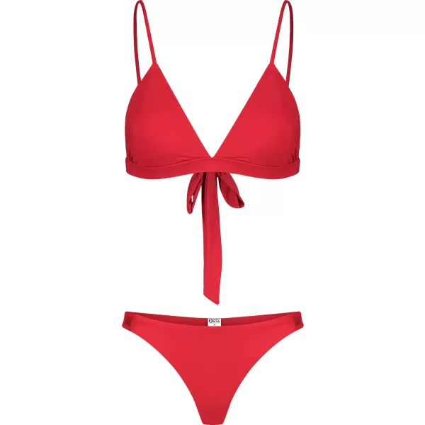 Fund de bikini de damă NORDBLANC TWINKLE NBSSS8242 ROŞU 