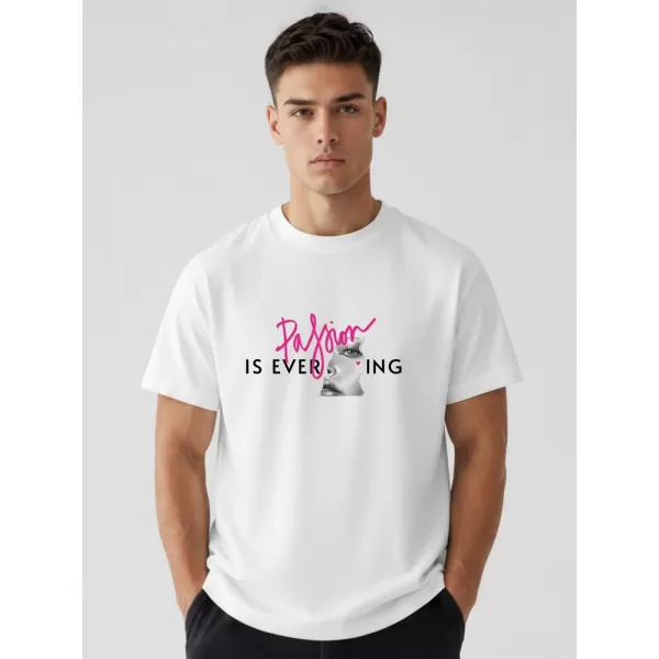  Tricou pentru bărbați DSTREET NX1028R-WH-O ALB 