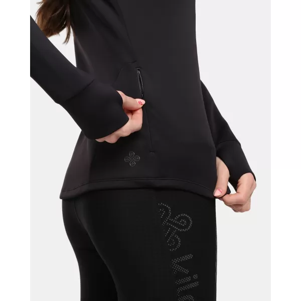  Hanorac de damă din fleece KILPI LAJEN-W 1L0205KI NEGRU 