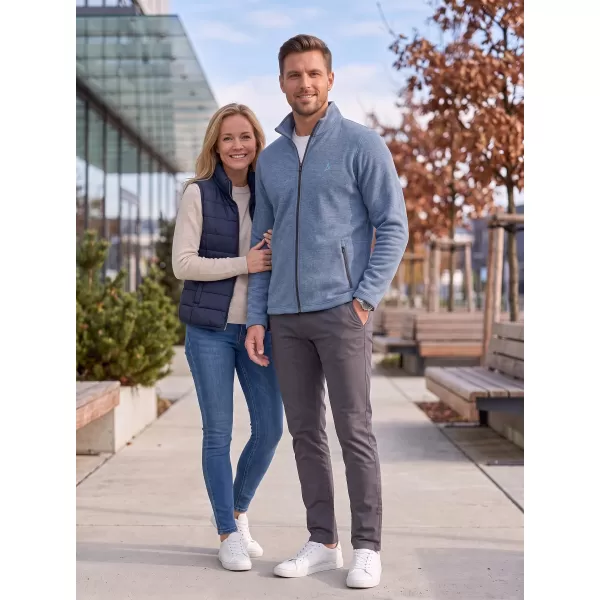  Hanorac pentru bărbați din fleece ALTISPORT ALM002852 EVIDENȚIERI DE DENIM ÎNCHIS LA CULOARE 