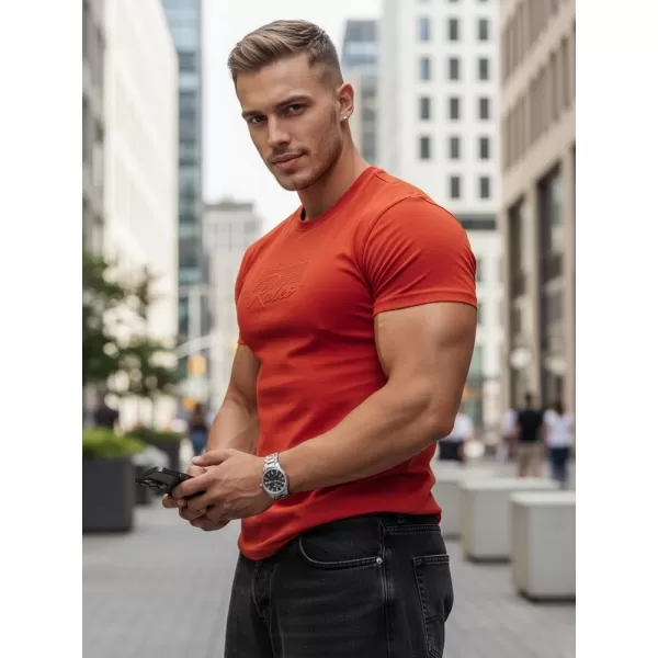  Tricou pentru bărbați DSTREET RX5411 PORTOCALE 
