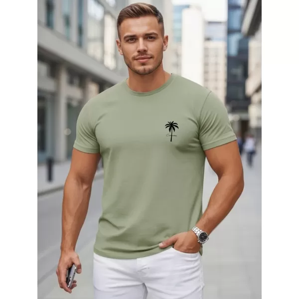  Tricou pentru bărbați DSTREET NX5126R-MO VERDE DESCHIS 