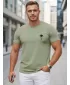 Tricou pentru bărbați DSTREET NX5126R-MO VERDE DESCHIS
