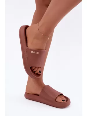 Papuci de damă BIG STAR SHOES UU274088 NUANȚE DE ROȘU