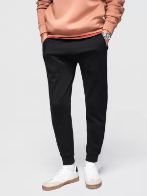 Pantaloni de trening pentru bărbați OMBRE OM-PABS-0305 NEGRU