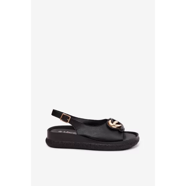 Sandale de dama S.BARSKI KV61-6047 NEGRU 