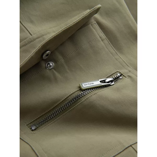  Pantaloni pentru bărbați OMBRE P1517 MĂSLINE 
