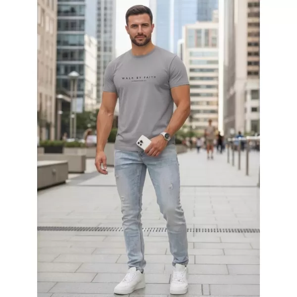  Tricou pentru bărbați DSTREET NX5123R-SL GRI DESCHIS 