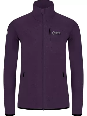 Hanorac ușor de damă din fleece NORDBLANC MAPLE NBSFL8374 VIOLET ÎNCHIS