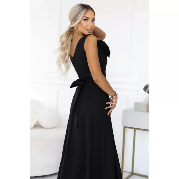  Rochie NUMOCO 669-6 NEGRU CLASIC 
