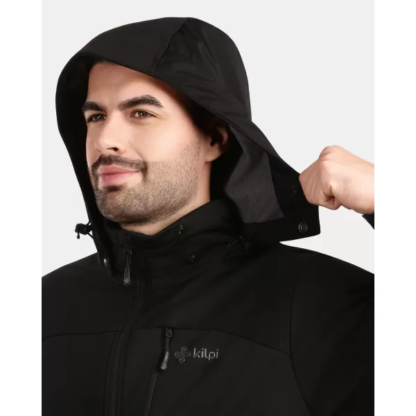  Jachetă softshell pentru bărbați KILPI ONTAVIO-M 1M0112KI NEGRU 