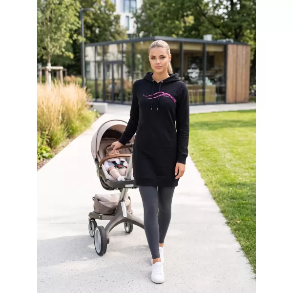  Hanorac prelungit dama ALTISPORT ALW001419 ROZ NEGRU 