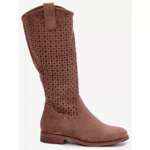  Cizme de dama S.BARSKI HY62-8144 CAFEA 