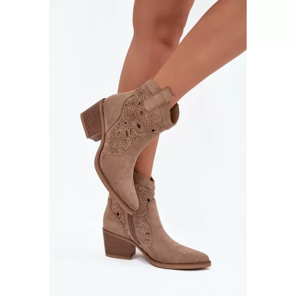  Pantofi de dama BOTO 25BT02-9452 FANGO/BEJ 