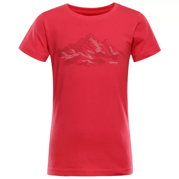  Tricou pentru copii ALPINE PRO ECOMO 4 VARIANTA ZMEURA PA 