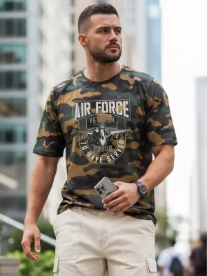 Tricou pentru bărbați DSTREET NX2001R-FG-M VERDE