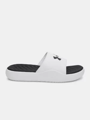 Papuci pentru bărbați UNDER ARMOUR IGNITE PRO 8 FIX 6010383-100 ALB