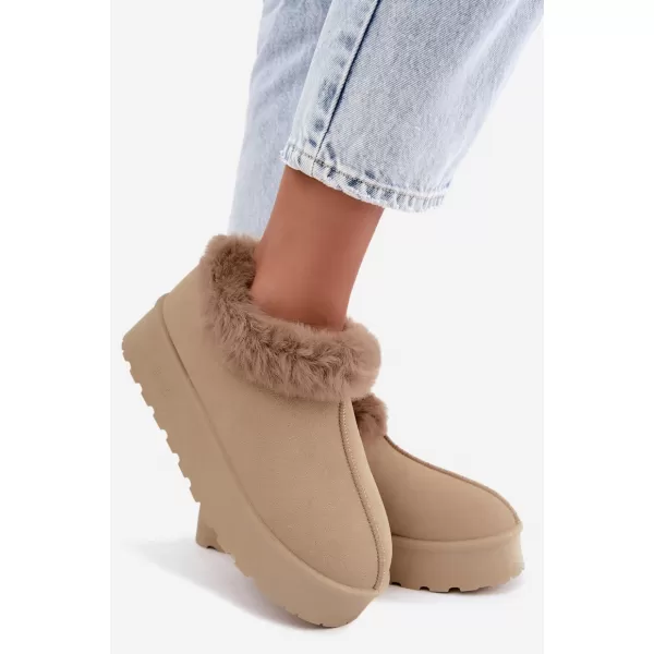  Oameni de zăpadă pentru femei BIG STAR SHOES UU274204 BEJ 