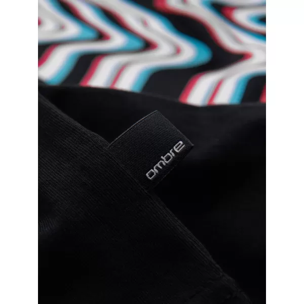  Tricou pentru bărbați OMBRE OM-TSPT-0286 NEGRU 