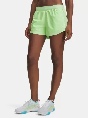 Pantaloni scurți de damă UNDER ARMOUR TECH PLAY UP SHORTS 1389882-712 VERDE
