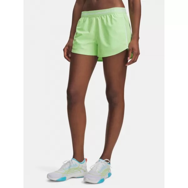  Pantaloni scurți de damă UNDER ARMOUR TECH PLAY UP SHORTS 1389882-712 VERDE 