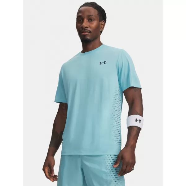  Tricou pentru bărbați UNDER ARMOUR UA TECH PLAY SHORT SLEEVE 6009833-425 ALBASTRU 