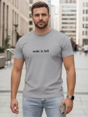 Tricou pentru bărbați DSTREET NX5106R-SL GRI ÎNCHIS