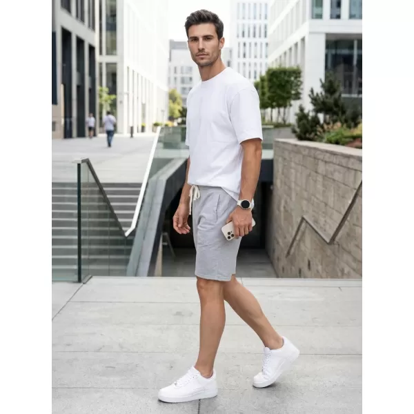 Pantaloni scurți pentru bărbați DSTREET SX2621 GRI DESCHIS 
