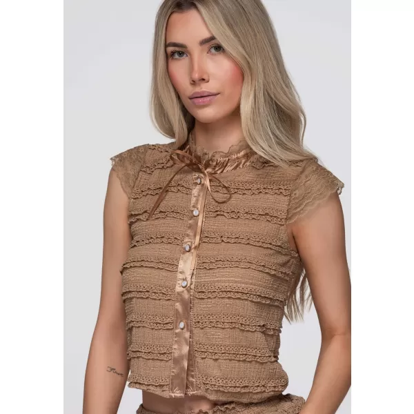  Bluza de dama OMBRE OW-TS-E0066 TAUPE 