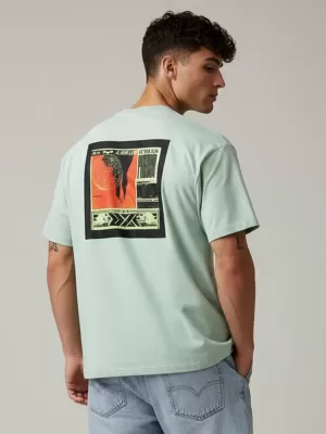 Tricou pentru bărbați DSTREET RX5305 VERDE DESCHIS