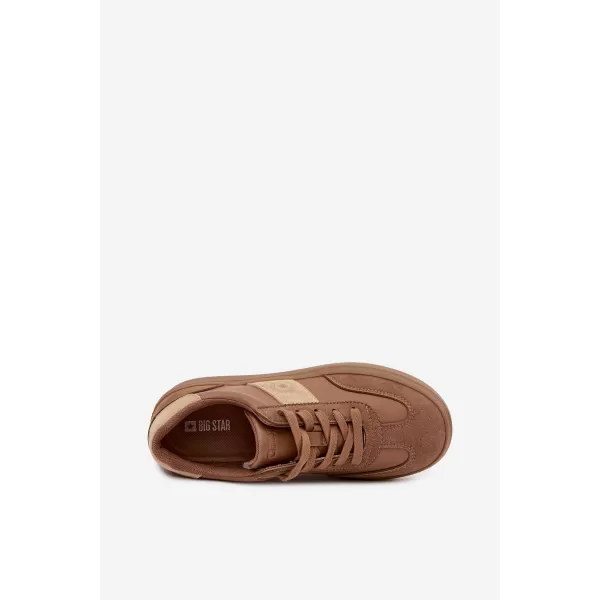  Adidași de damă BIG STAR SHOES UU274015 MARO/BEJ 